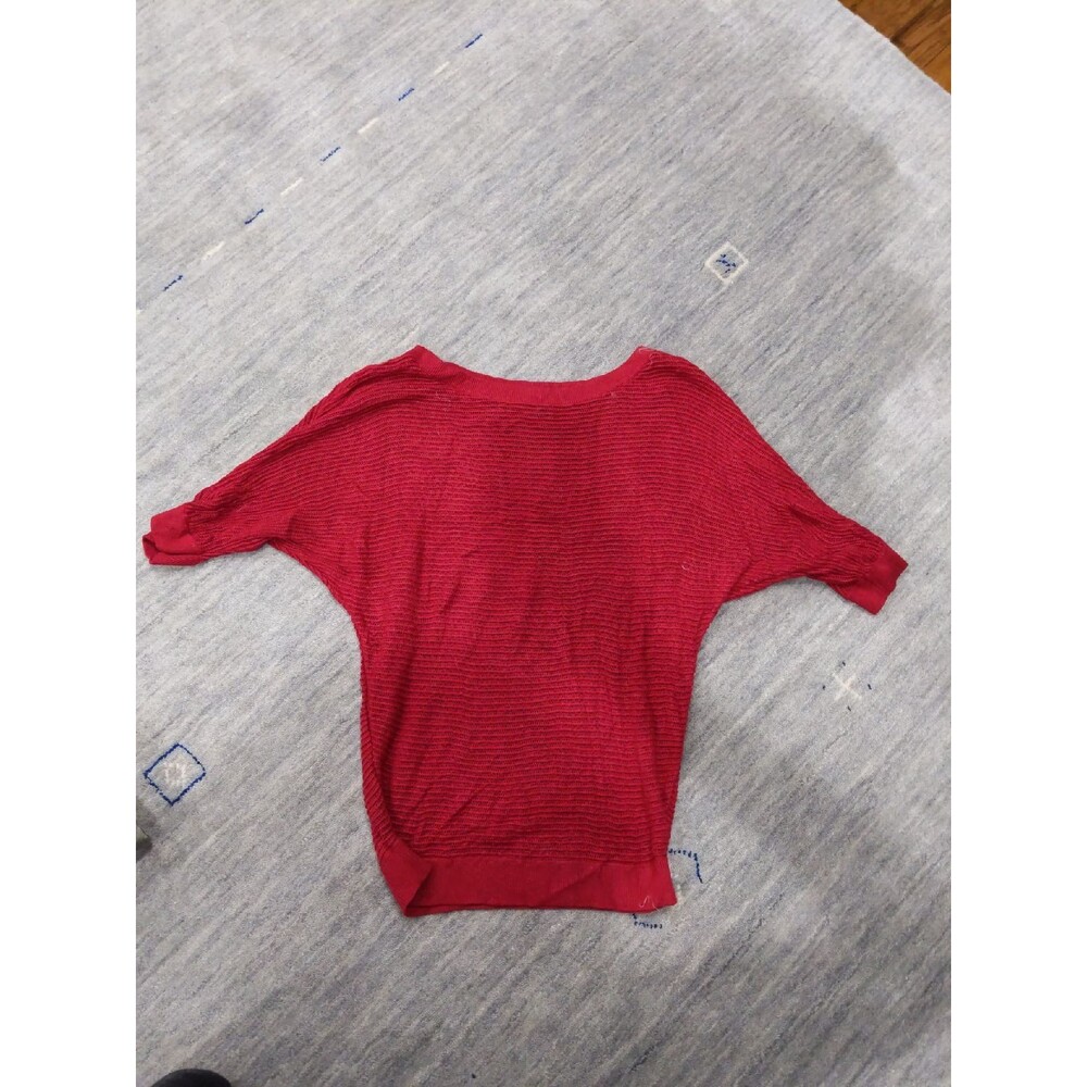 Express Red knit sweater